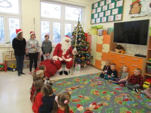 Wizyta Świętego Mikołaja w przedszkolu 2018